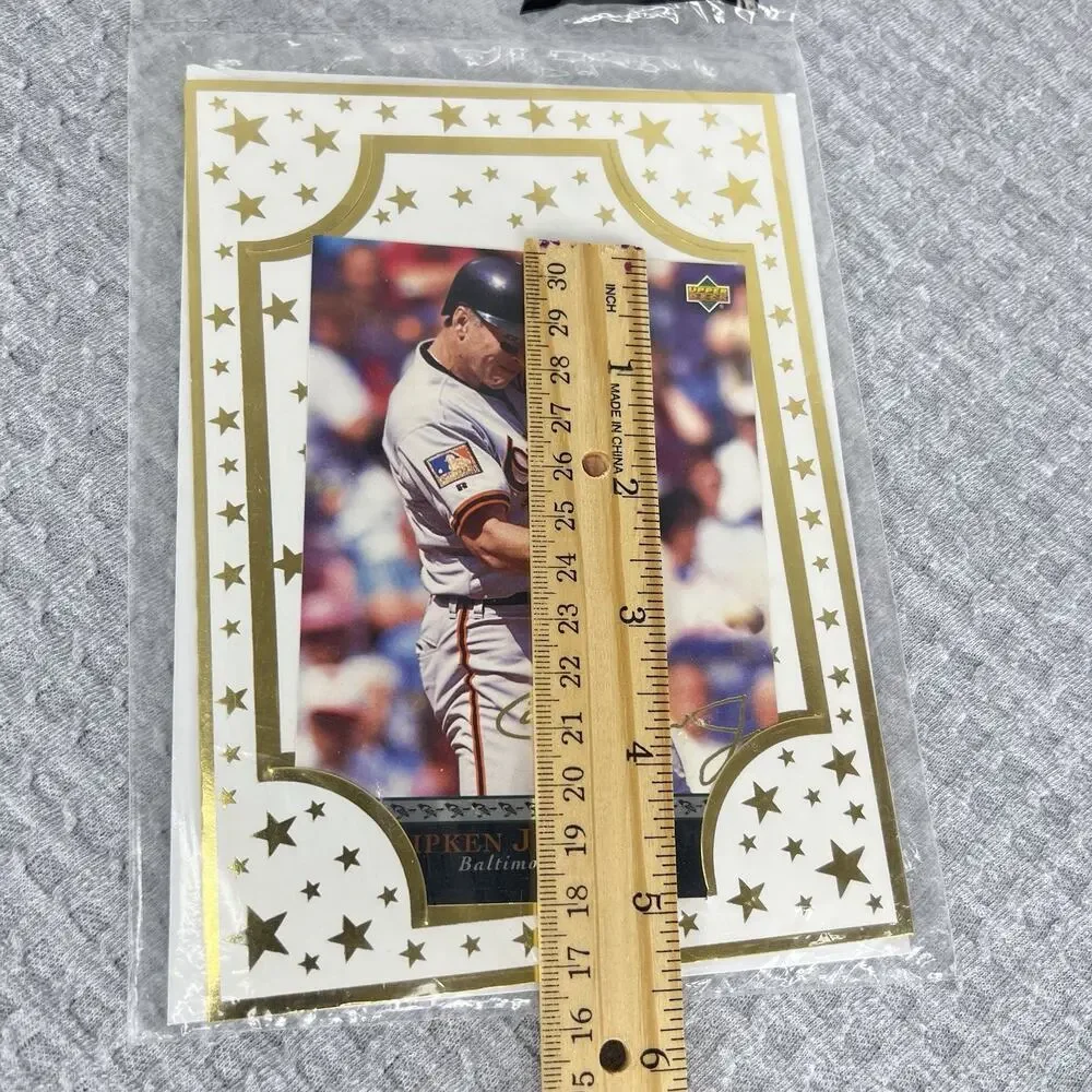 Cal Ripken Jr Baltimore Orioles Oversized Greeting Card Upper Deck Sealed 3x5”